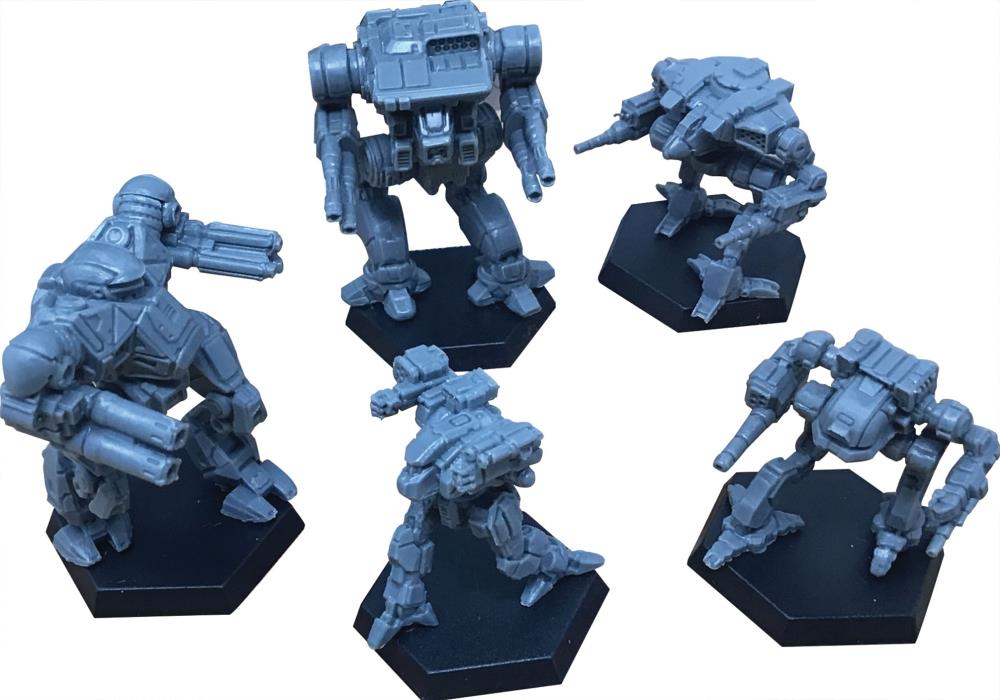 BattleTech Clan Fire Star Miniature ForcePack Gallery Image 3