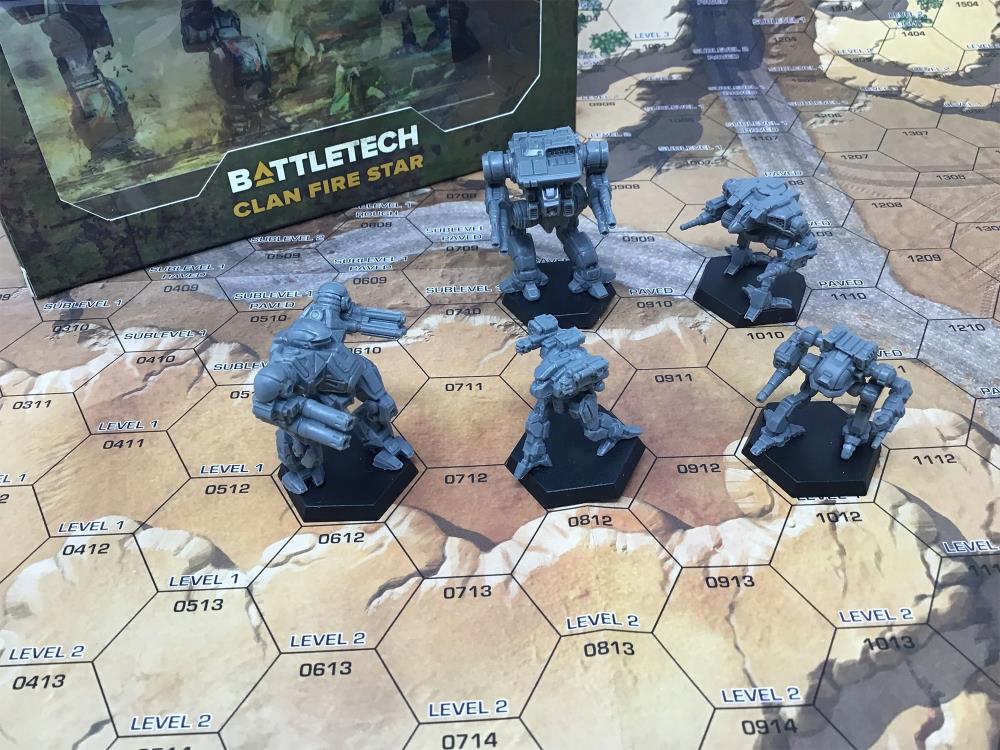 BattleTech Clan Fire Star Miniature ForcePack Gallery Image 4