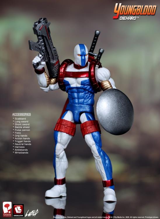 Rob Liefeld's Youngblood Diehard 1/12 Scale Action Figure Gallery Image 9
