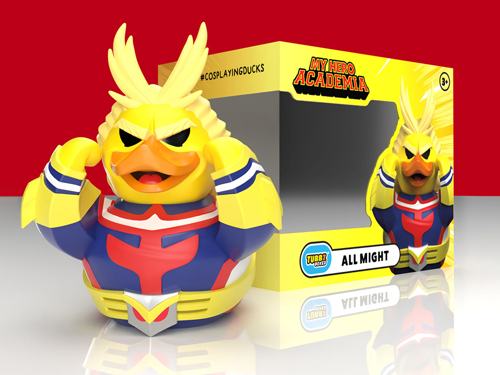My Hero Academia TUBBZ All Might Cosplaying Duck (Boxed Edition) Gallery Image 1