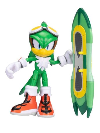 Sonic The Hedgehog Jet the Hawk with Type J Extreme Gear Board 4-Inch Scale Figure Gallery Image 2