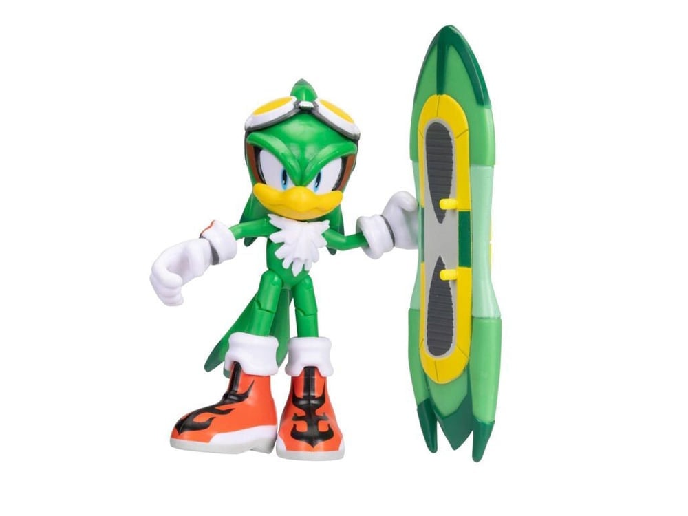 Sonic The Hedgehog Jet the Hawk with Type J Extreme Gear Board 4-Inch Scale Figure Gallery Image 1