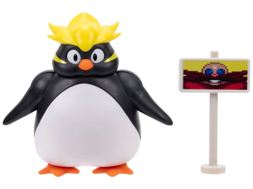 Sonic The Hedgehog Giant Pecky with Classic Goal Post 4-Inch Scale Figure Gallery Image 4