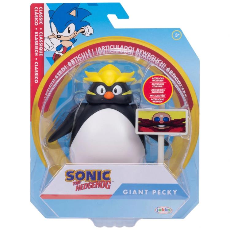 Sonic The Hedgehog Giant Pecky with Classic Goal Post 4-Inch Scale Figure Gallery Image 6