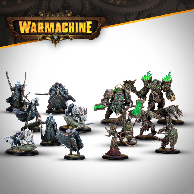 Warmachine のフィギュアセット　メインはhordes Warmachine: Frozen & Forgotten Set