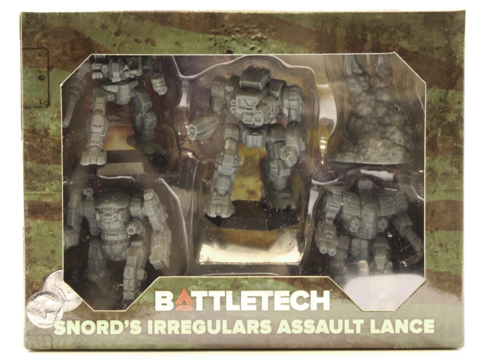 BattleTech Snord's Irregulars Assault Lance Miniature ForcePack Gallery Image 1
