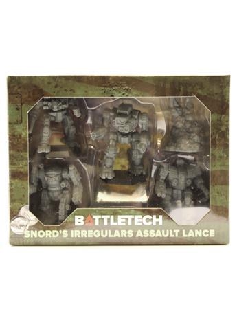BattleTech Snord's Irregulars Assault Lance Miniature ForcePack Gallery Image 2