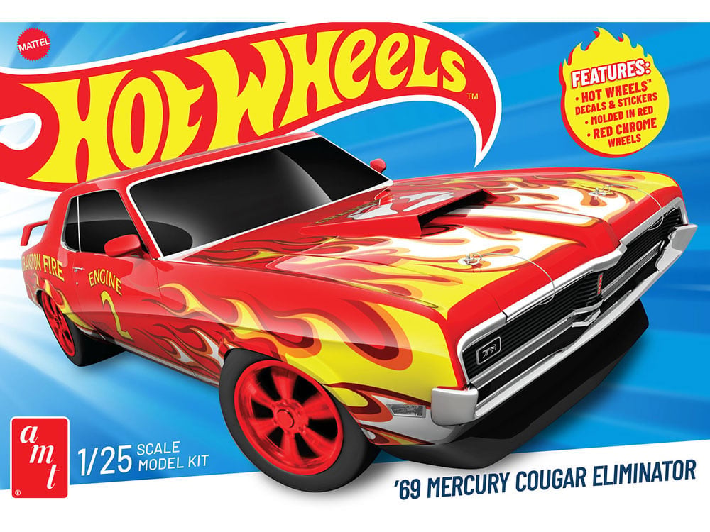 Hot Wheels 1969 Mercury Cougar Eliminator 1/25 Scale Model Kit Gallery Image 1