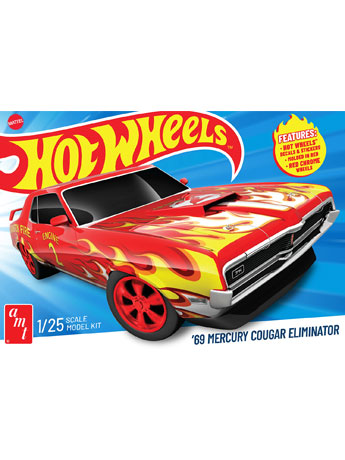 Hot Wheels 1969 Mercury Cougar Eliminator 1/25 Scale Model Kit Gallery Image 2