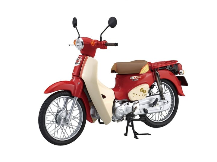 Honda Super Cub 50 Type Hello Kitty 1/12 Scale Model Kit
