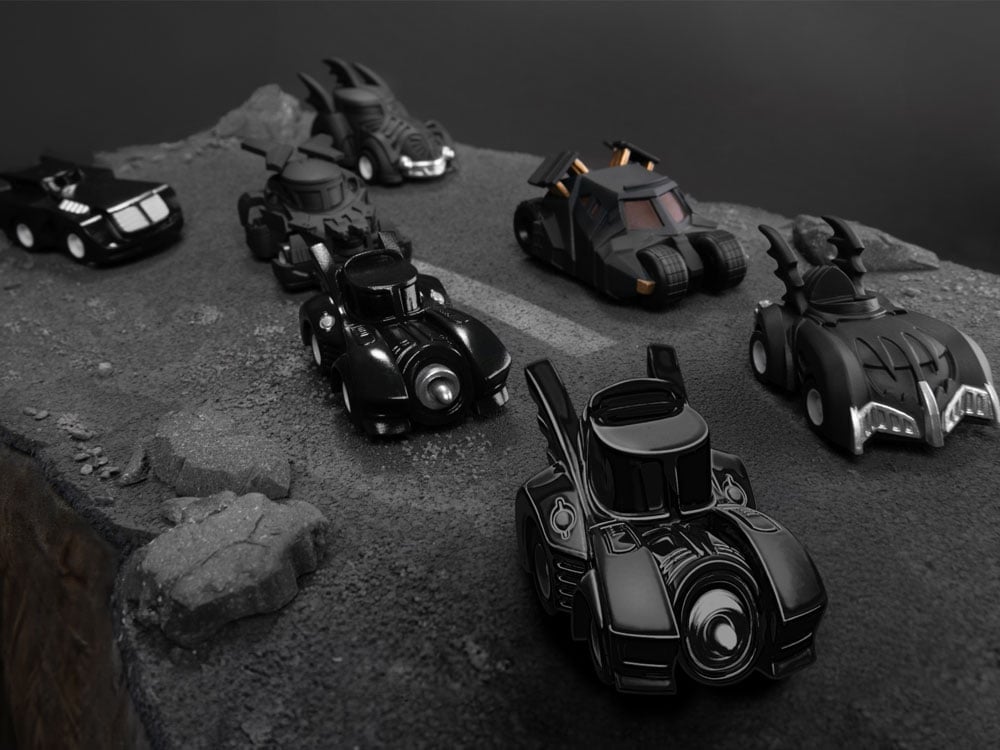 DC Comics PBC-004 Batmobile Box of 6 Pull Back Cars
