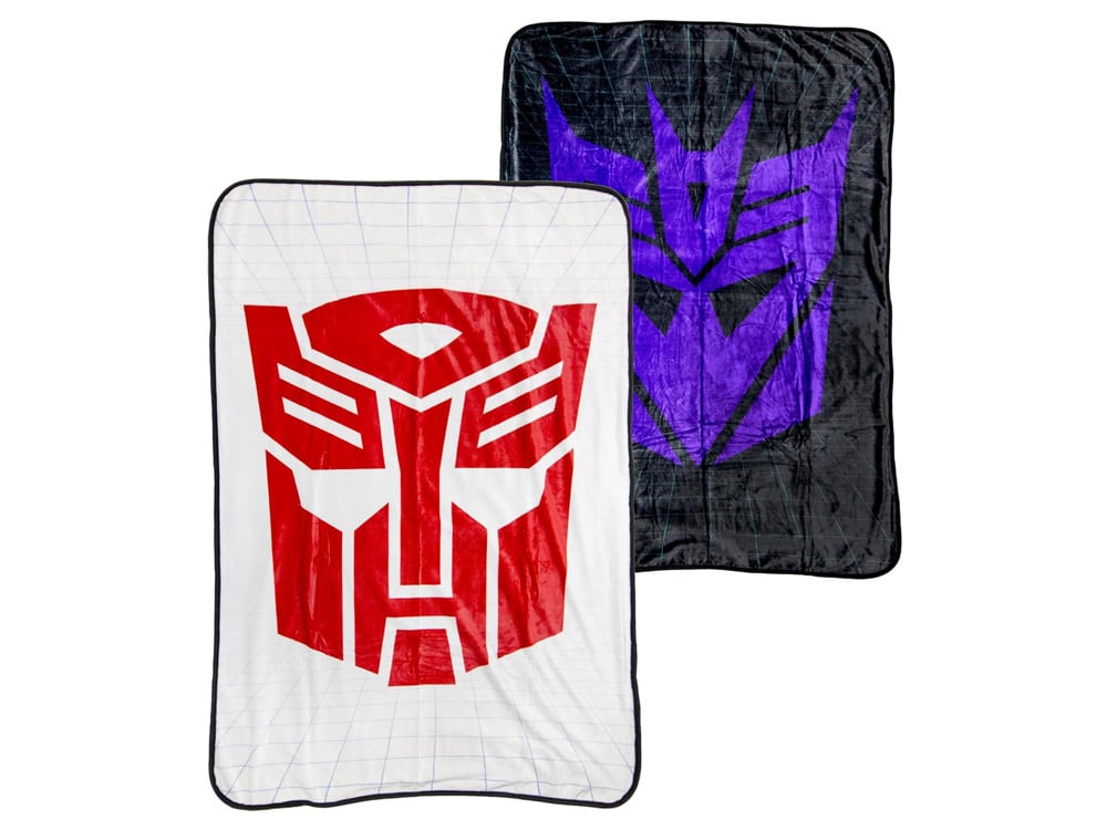Transformers Autobots & Decepticons Double-Sided Fleece Blanket Gallery Image 1
