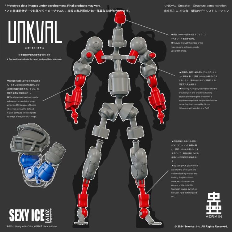 VERMIN Series Unkval Assault Type-1 Smasher 1/12 Scale Action Figure