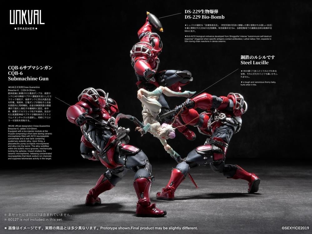 VERMIN Series Unkval Assault Type-1 Smasher 1/12 Scale Action Figure Gallery Image 5