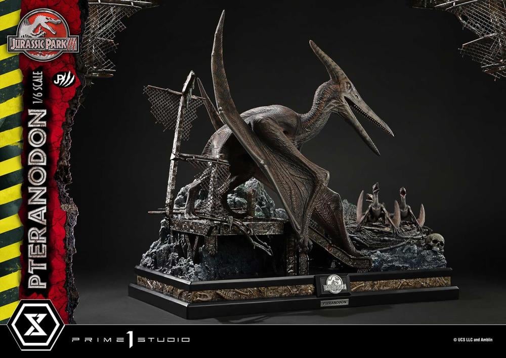 Jurassic Park III Legacy Museum Collection Pteranodon (Bonus Ver.) 1/6 Scale Statue Gallery Image 9
