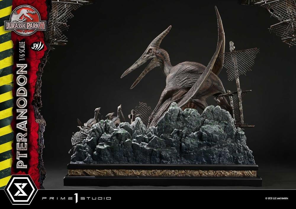 Jurassic Park III Legacy Museum Collection Pteranodon (Bonus Ver.) 1/6 Scale Statue Gallery Image 7