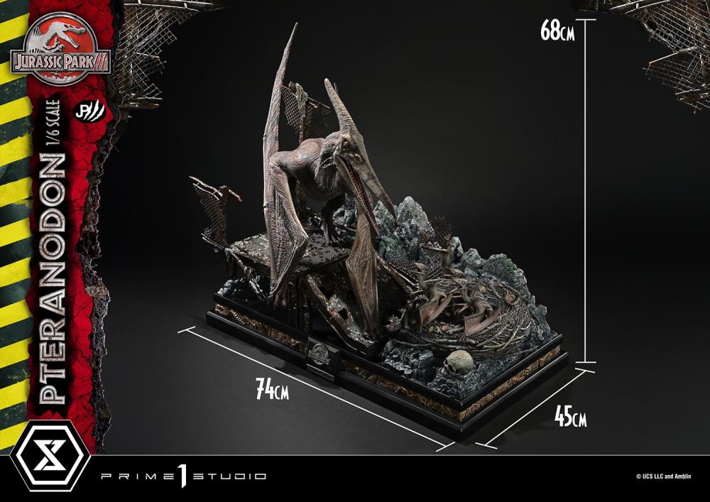 Jurassic Park III Legacy Museum Collection Pteranodon (Bonus Ver.) 1/6 Scale Statue Gallery Image 22