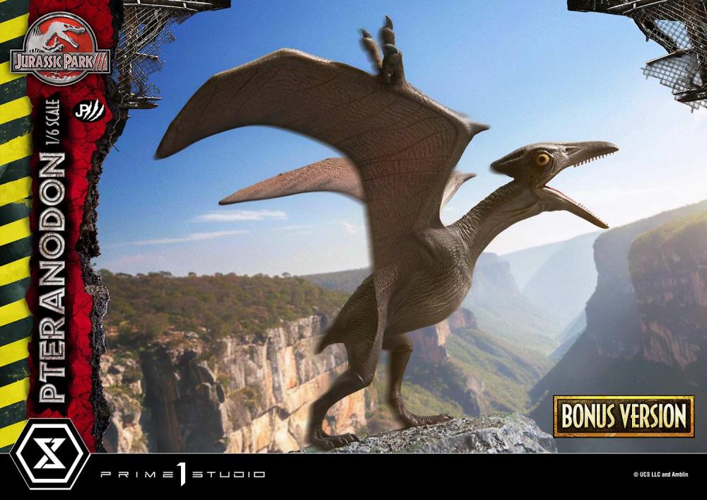 Jurassic Park III Legacy Museum Collection Pteranodon (Bonus Ver.) 1/6 Scale Statue Gallery Image 28