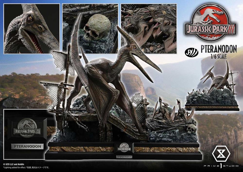 Jurassic Park III Legacy Museum Collection Pteranodon (Bonus Ver.) 1/6 Scale Statue Gallery Image 26
