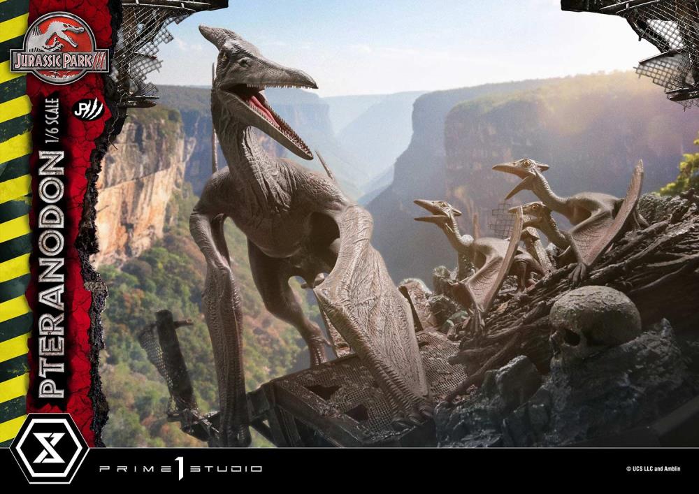 Jurassic Park III Legacy Museum Collection Pteranodon (Bonus Ver.) 1/6 Scale Statue Gallery Image 34