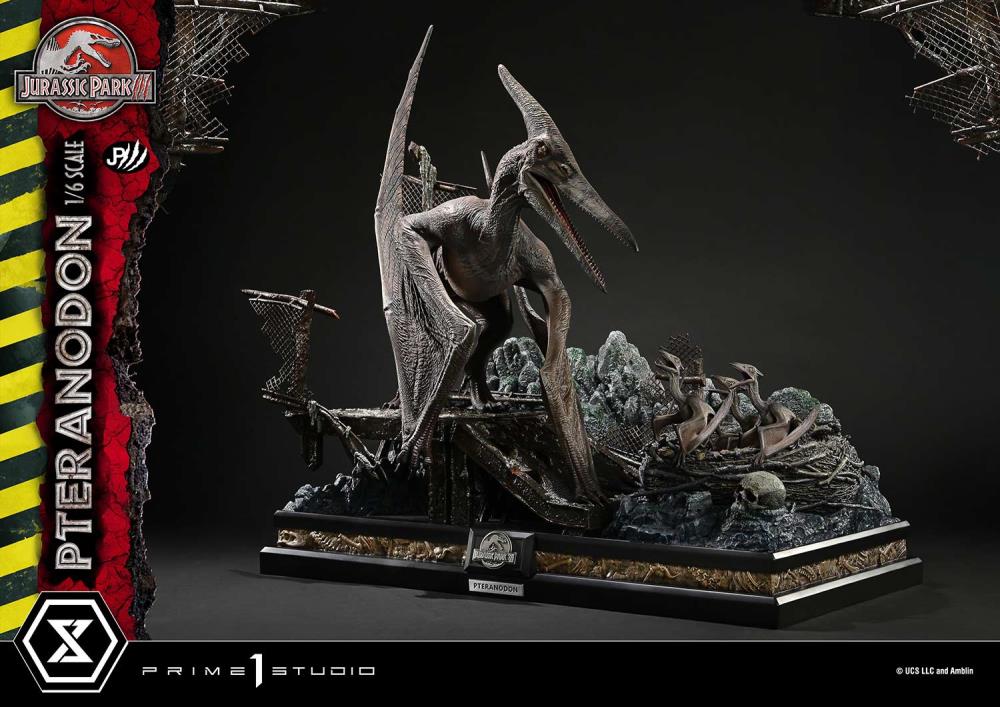 Jurassic Park III Legacy Museum Collection Pteranodon (Bonus Ver.) 1/6 Scale Statue Gallery Image 8