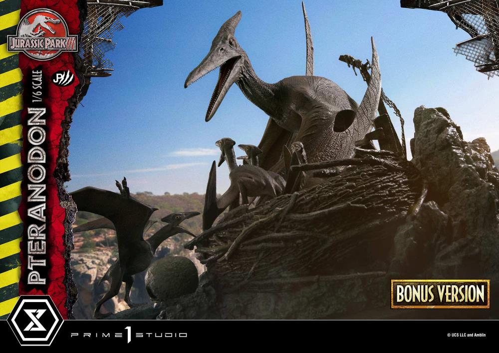Jurassic Park III Legacy Museum Collection Pteranodon (Bonus Ver.) 1/6 Scale Statue Gallery Image 27