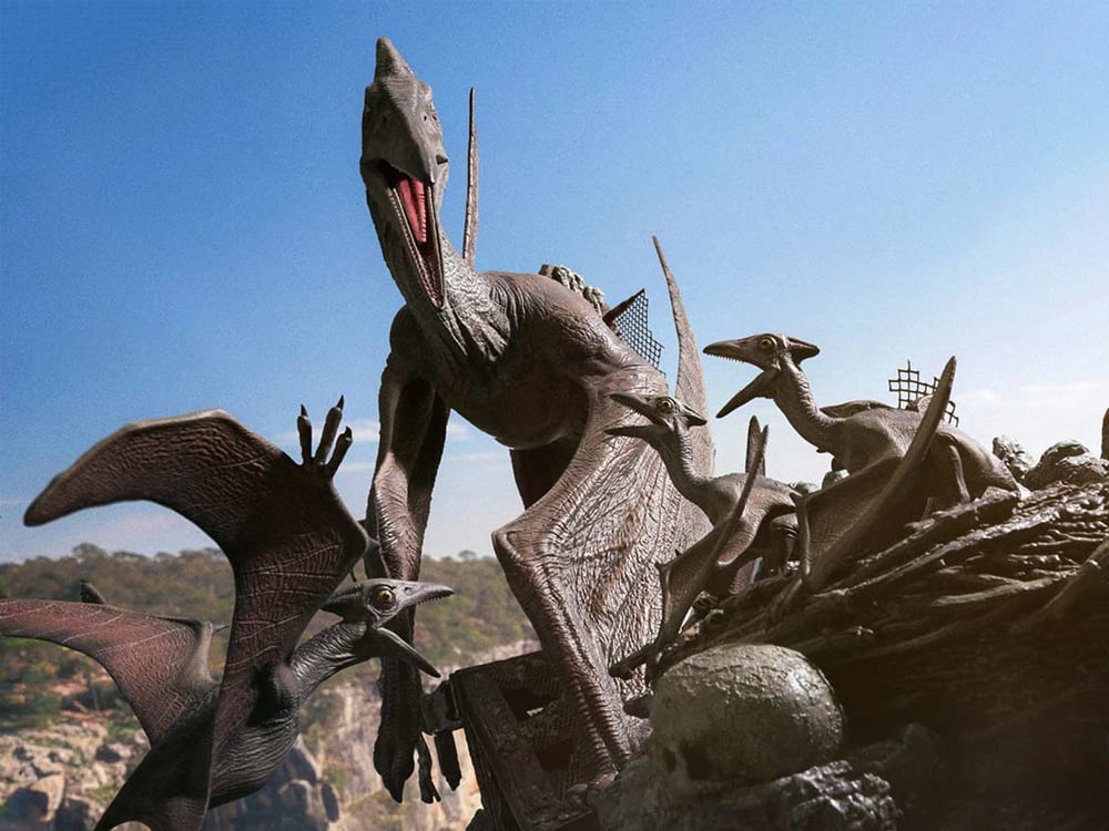 Jurassic Park III Legacy Museum Collection Pteranodon (Bonus Ver.) 1/6 Scale Statue Gallery Image 1