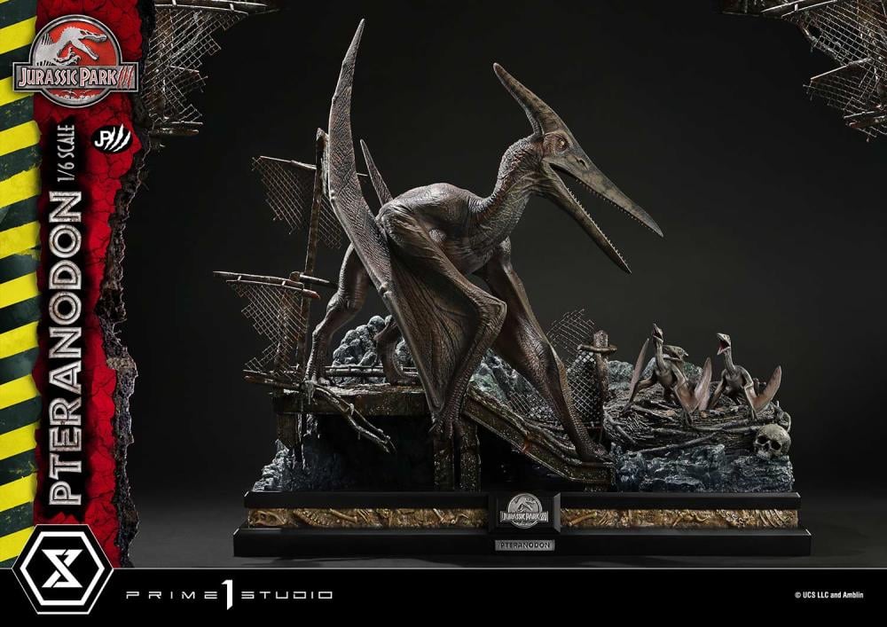 Jurassic Park III Legacy Museum Collection Pteranodon (Bonus Ver.) 1/6 Scale Statue Gallery Image 6