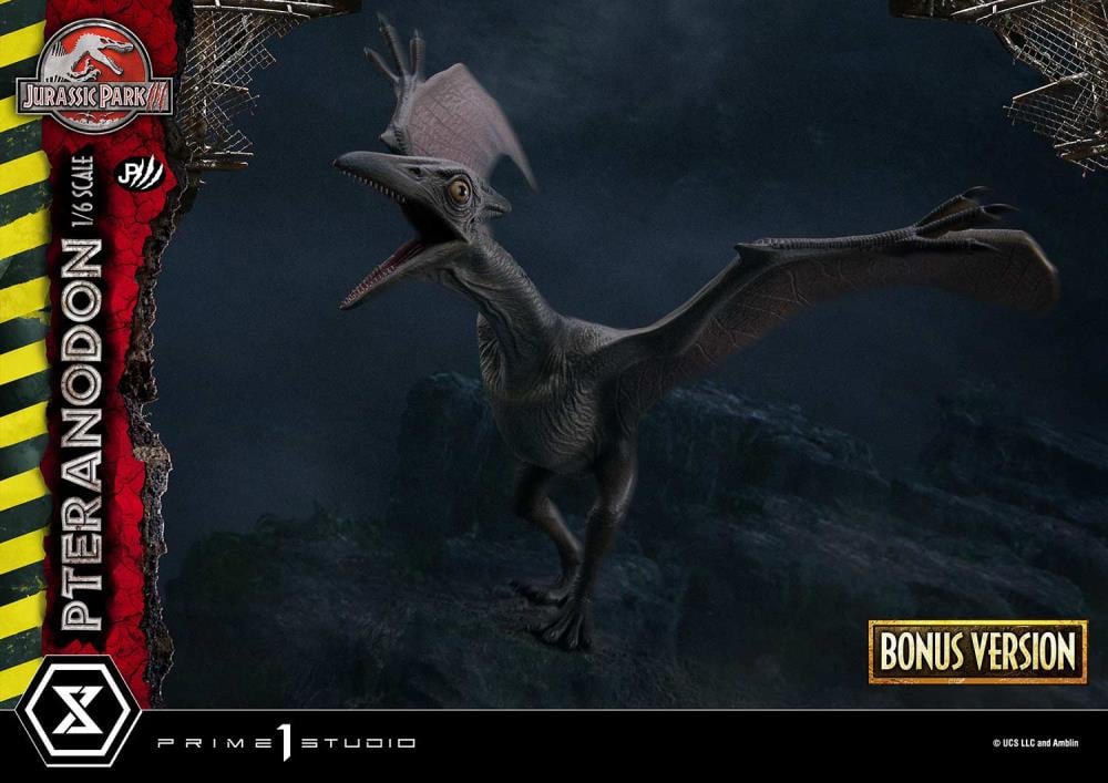 Jurassic Park III Legacy Museum Collection Pteranodon (Bonus Ver.) 1/6 Scale Statue Gallery Image 36