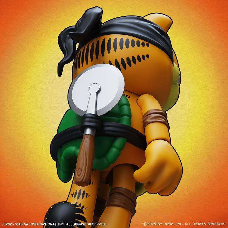 Garfield x Teenage Mutant Ninja Turtles Garfello and Sidekick Odie Figure Two-Pack Gallery Image 11