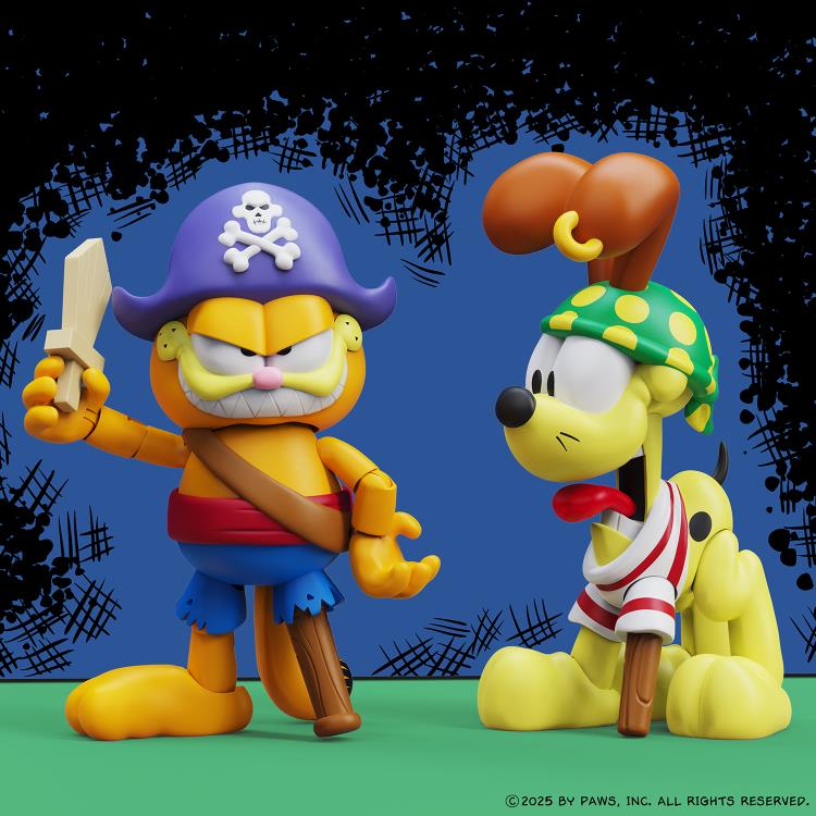 Garfield's Halloween Adventure Pirate Garfield and Pirate Odie Figure Two-Pack Gallery Image 12