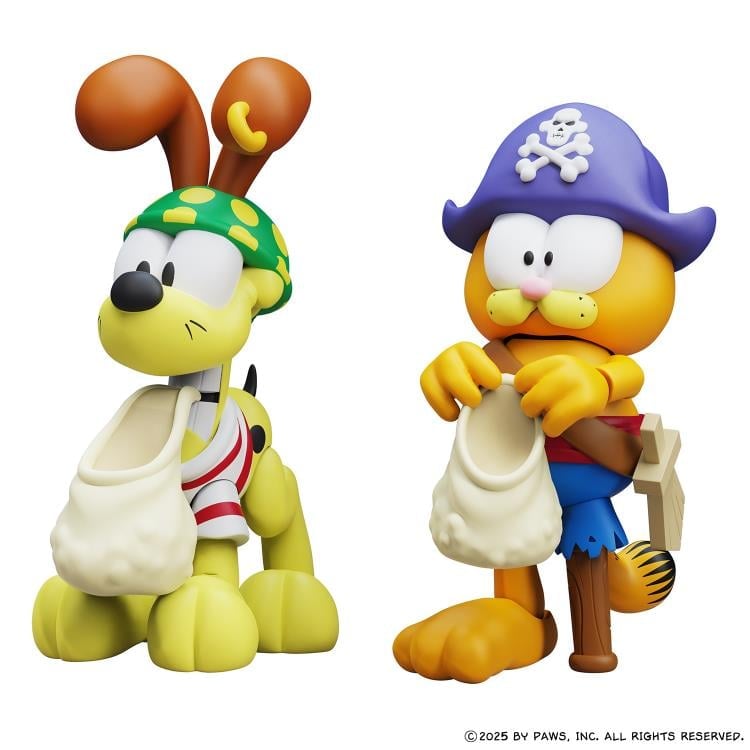 Garfield's Halloween Adventure Pirate Garfield and Pirate Odie Figure Two-Pack Gallery Image 8