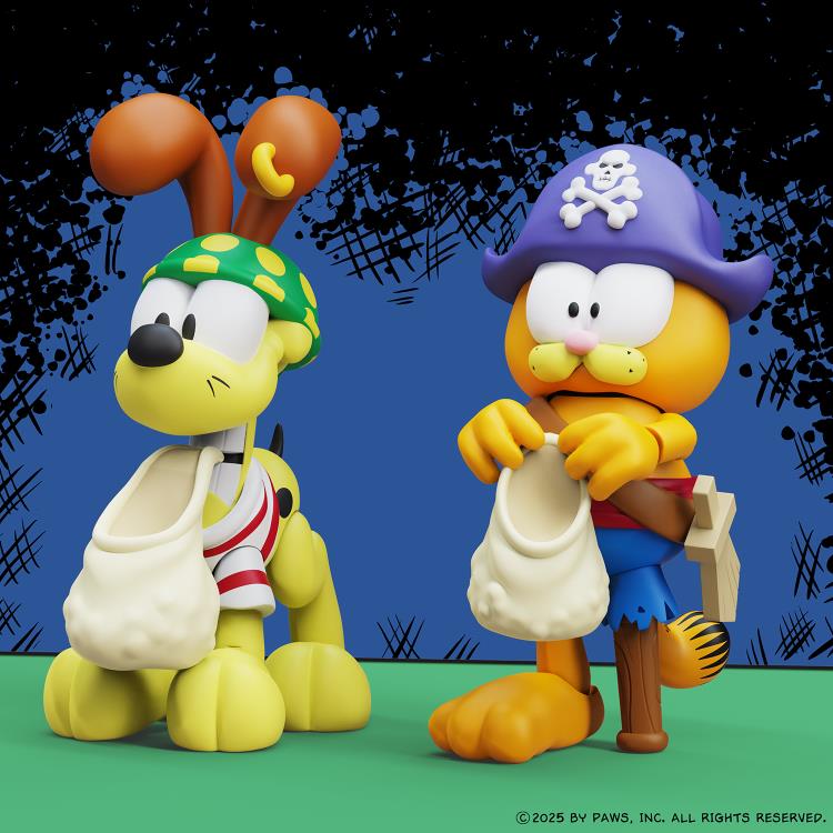 Garfield's Halloween Adventure Pirate Garfield and Pirate Odie Figure Two-Pack Gallery Image 11