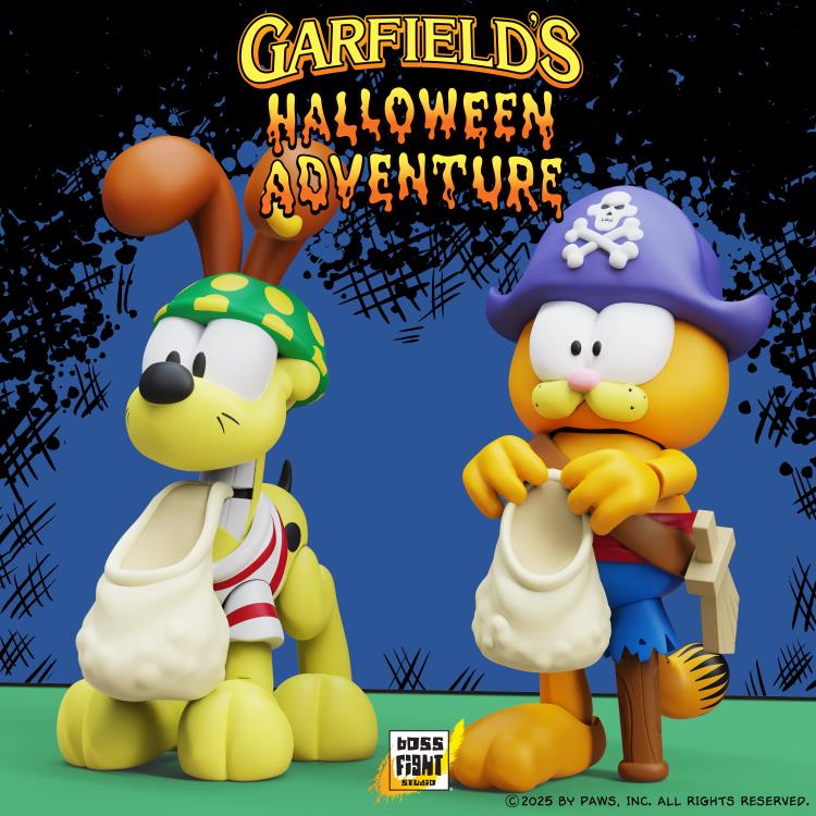 Garfield's Halloween Adventure Pirate Garfield and Pirate Odie Figure Two-Pack Gallery Image 13