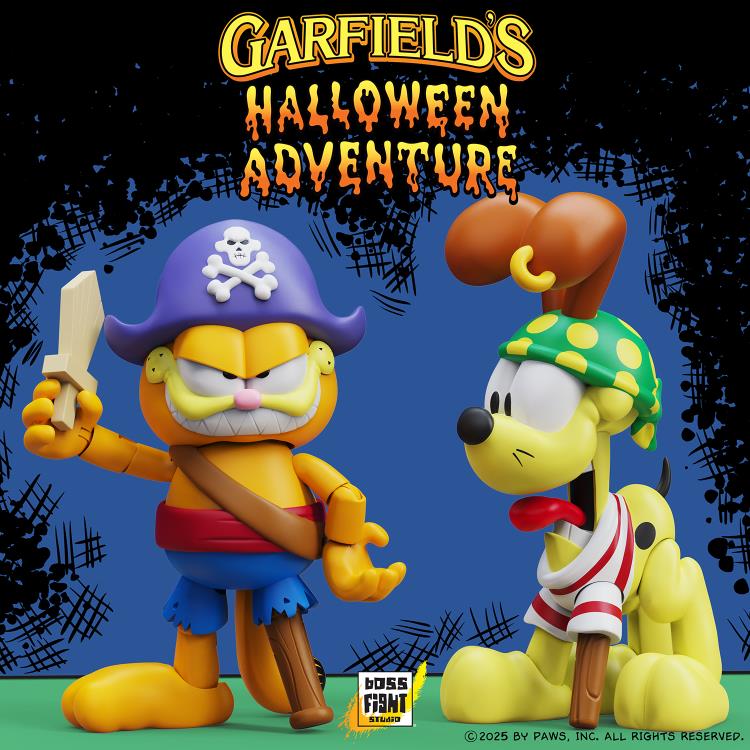 Garfield's Halloween Adventure Pirate Garfield and Pirate Odie Figure Two-Pack Gallery Image 3