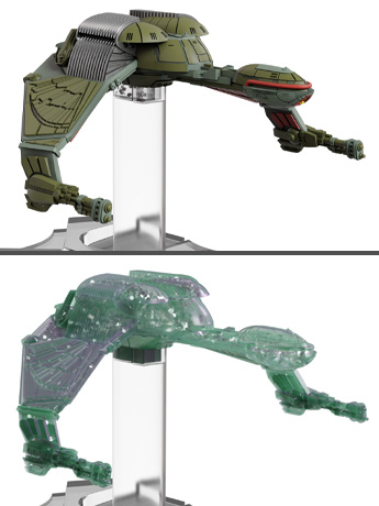 Star Trek: The Next Generation Klingon Bird-of-Prey Cloaked