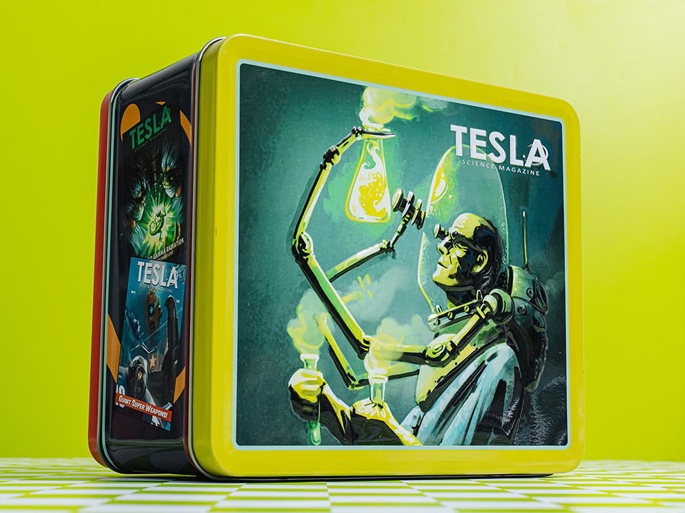 Fallout TESLA Science Magazine Tin Lunchbox Gallery Image 1