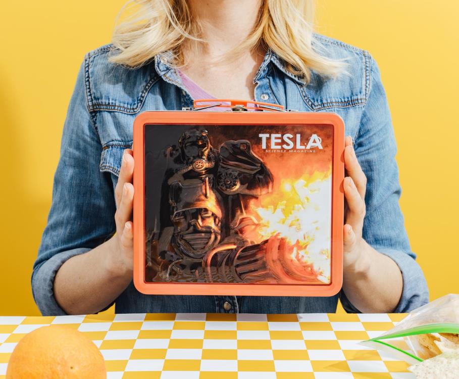 Fallout TESLA Science Magazine Tin Lunchbox Gallery Image 6