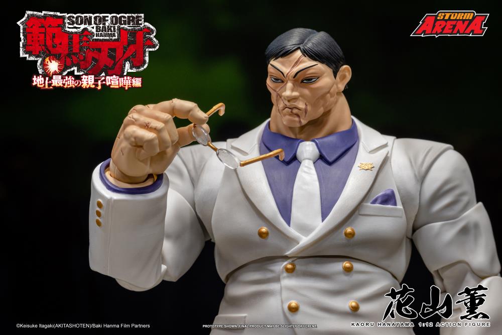Baki Hanma: Son of Ogre Storm Arena Kaoru Hanayama 1/12 Scale Action Figure Gallery Image 7