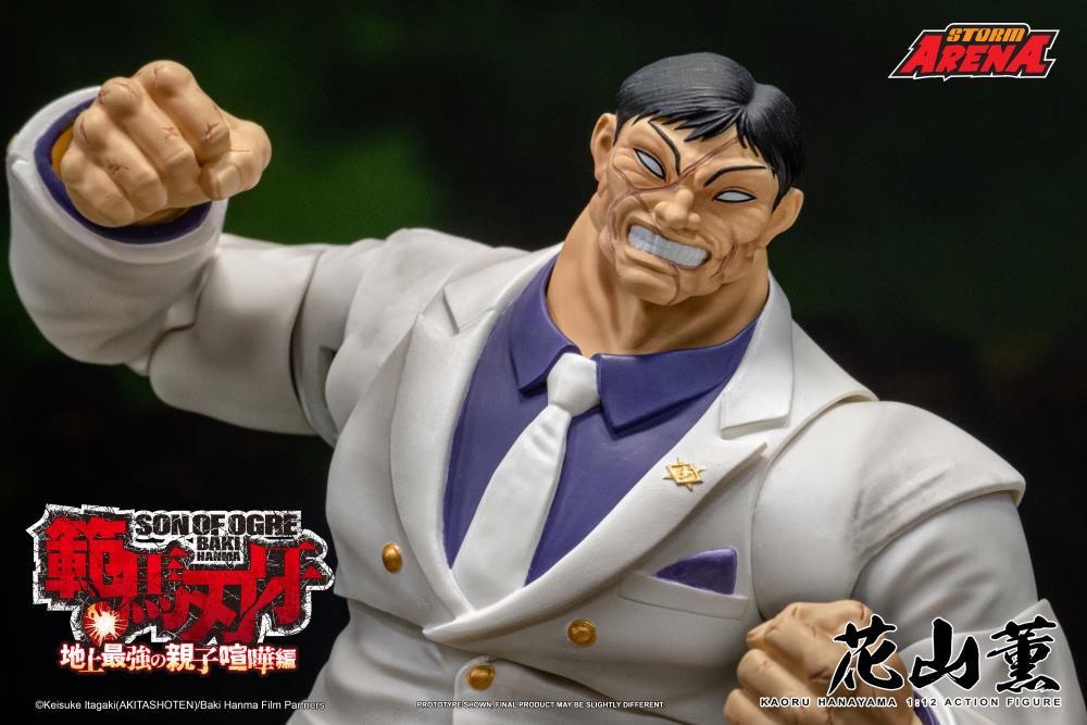 Baki Hanma: Son of Ogre Storm Arena Kaoru Hanayama 1/12 Scale Action Figure Gallery Image 17