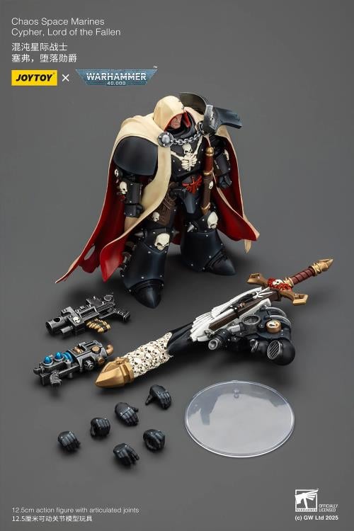 Warhammer 40K Chaos Space Marines Cypher, Lord of the Fallen 1/18 Scale Action Figure Gallery Image 12