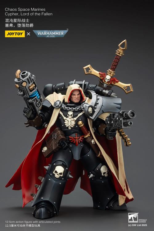 Warhammer 40K Chaos Space Marines Cypher, Lord of the Fallen 1/18 Scale Action Figure Gallery Image 8