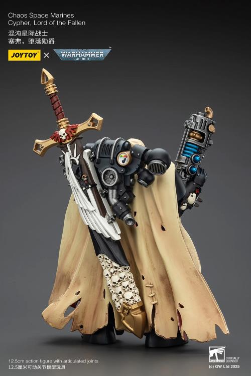 Warhammer 40K Chaos Space Marines Cypher, Lord of the Fallen 1/18 Scale Action Figure Gallery Image 7