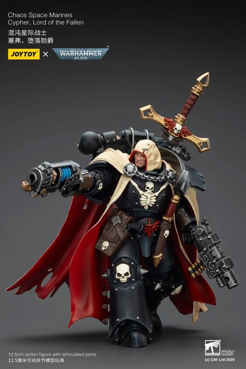 Warhammer 40K Chaos Space Marines Cypher, Lord of the Fallen 1/18 Scale Action Figure Gallery Image 10