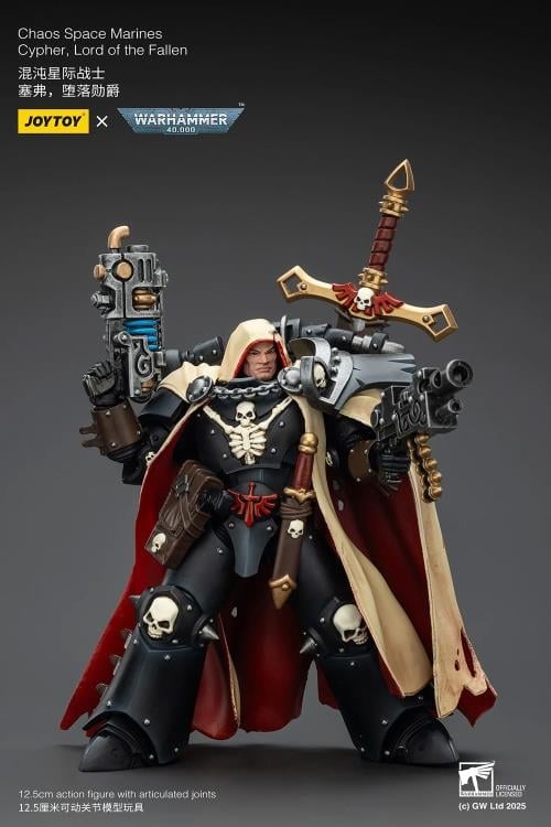 Warhammer 40K Chaos Space Marines Cypher, Lord of the Fallen 1/18 Scale Action Figure Gallery Image 11