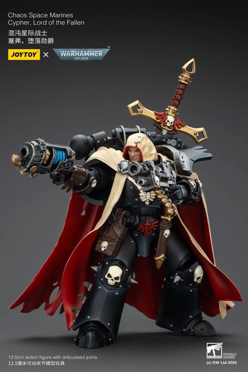 Warhammer 40K Chaos Space Marines Cypher, Lord of the Fallen 1/18 Scale Action Figure Gallery Image 9