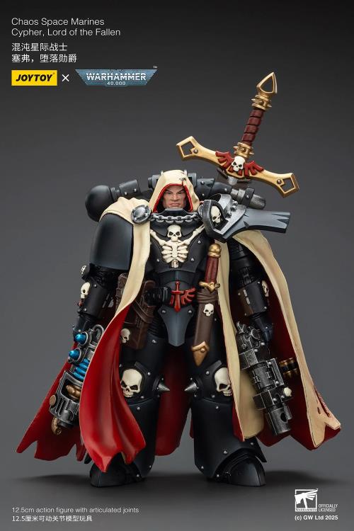 Warhammer 40K Chaos Space Marines Cypher, Lord of the Fallen 1/18 Scale Action Figure Gallery Image 5