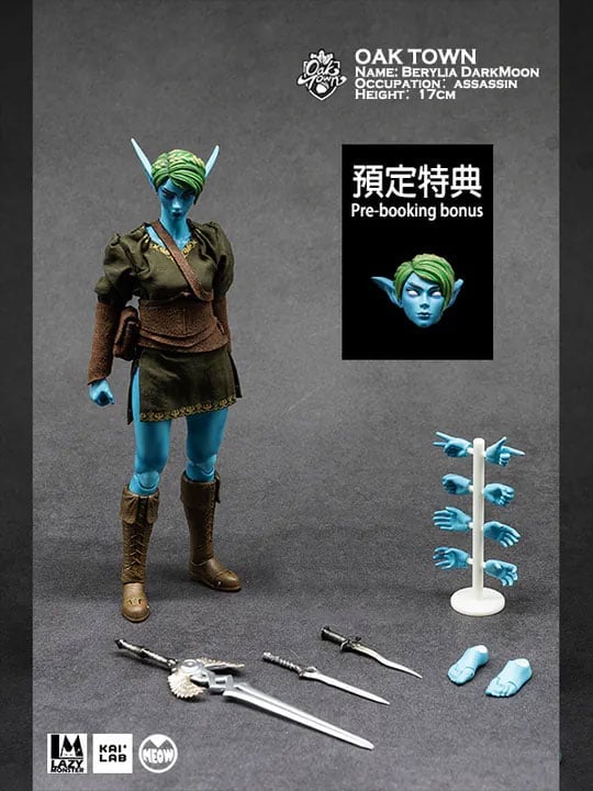 Oak Town Berylia Darkmoon Assassin 1/12 Scale Action Figure Gallery Image 11