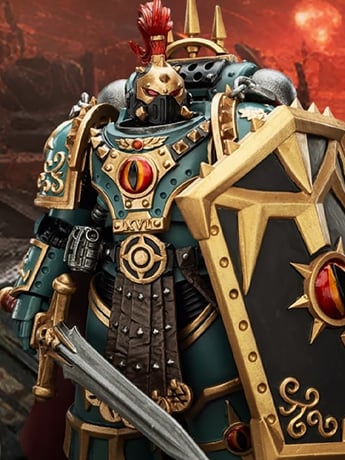 Warhammer: The Horus Heresy Sons of Horus 'Little’ Horus Aximand, Captain of the 5th Company 1/18 Scale Action Figure Gallery Image 2