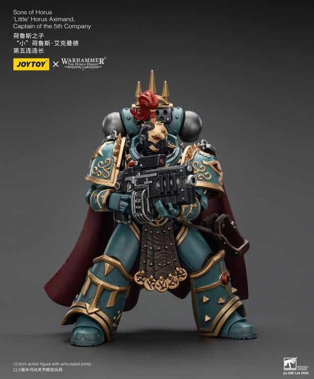 Warhammer: The Horus Heresy Sons of Horus 'Little’ Horus Aximand, Captain of the 5th Company 1/18 Scale Action Figure Gallery Image 7